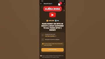 make money on nfts in 2024??? | what happened to all those nfts? | MemeFi YouTube video secret code