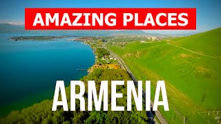 Armenia tourism places | City Yerevan, Lake Sevan, Noravank | Drone video 4k | Armenia country tour