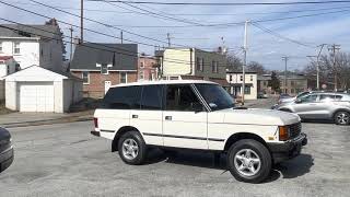 1995 Range Rover county classic diesel swap pulling in.