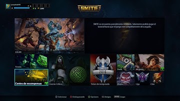 SMITE menu