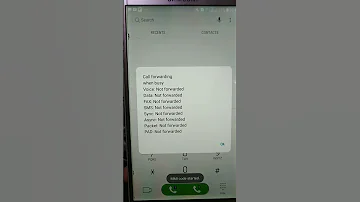Call Forwarding Check Code 