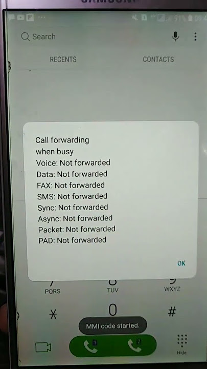 Call Forwarding Check code