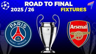 UCL FIXTURES • CHAMPIONS LEAGUE FINAL • PSG vs ARSENAL • 30 MAY 2026