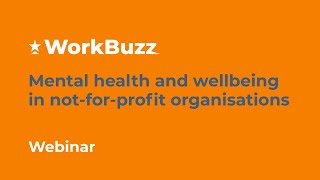 Mental health and wellbeing in not-for-profit organisations