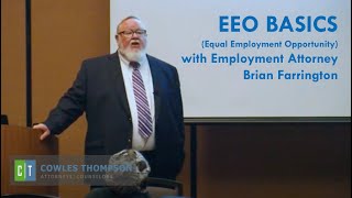 EEO (Equal Employment Opportunity) Basics with Brian Farrington