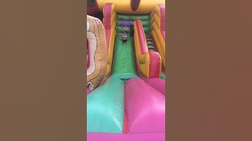 Bouncy slide fun fair