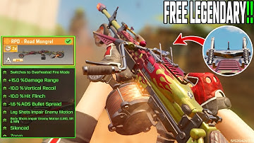 Free Legendary RPD - Road Mongrel Gunsmith!! This RPD Loadout Taking Over Cod Mobile.