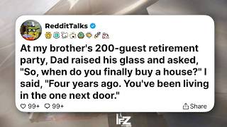 Information At my brother's 200-guest retirement party, Dad raised his glass and asked... Update