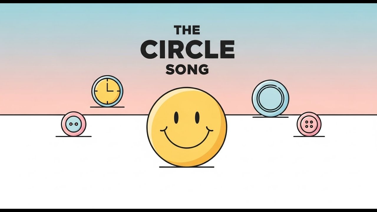 The Circle Song for Kids | Round and Rolling | Preschool & ESL - YouTube