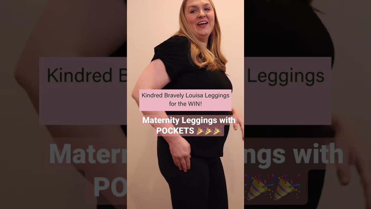 Maternity Leggings with POCKETS #maternitymusthaves