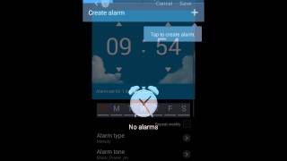 How To Set The Alarm On Samsung Galaxy S3 S4