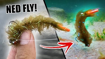 Tying a NED FLY for Perch/Bass 🔥 (with Floating Tip)