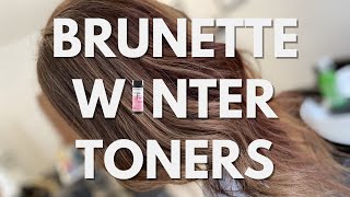 Winter Toners for Brunettes | Redken Shades EQ Hair Color Formulas | Daniella Benita