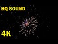 Новогодний фейерверк №3 (4k, HQ sound)