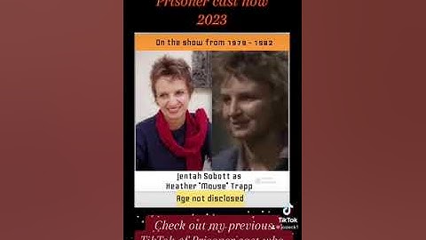 Prisoner TV Series Cast Now in 2023