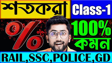 শতকরা অংক এবং শর্টকাট টেকনিক | Percentage Problem in Bangla | Math by Sujan Sir | Yourstudy
