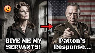 German Countess Demanded Her Servants Back! Patton Made Her Scrub Hospital Floors