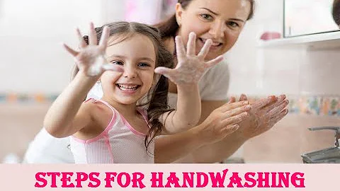 Handwashing steps for kids /10 steps of Hands Hygiene /Global Handwashing Day .