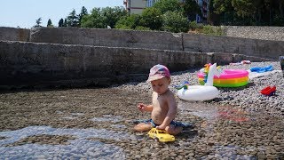 Назар крабик Симеиз детский пляж лето2018