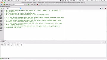 5.21. (Part 3) Rock, Paper, Scissors Game - Python