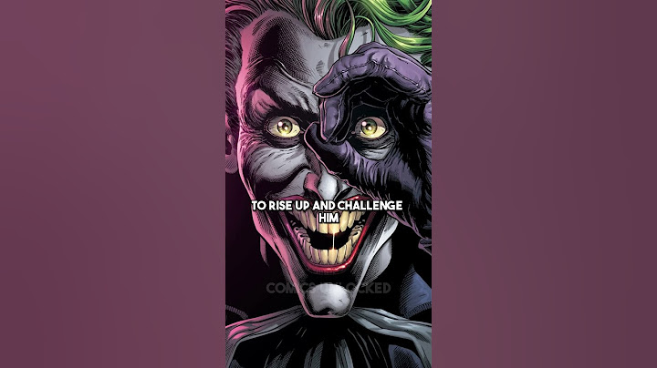 Joker's Secret Identity is Actually Alfred