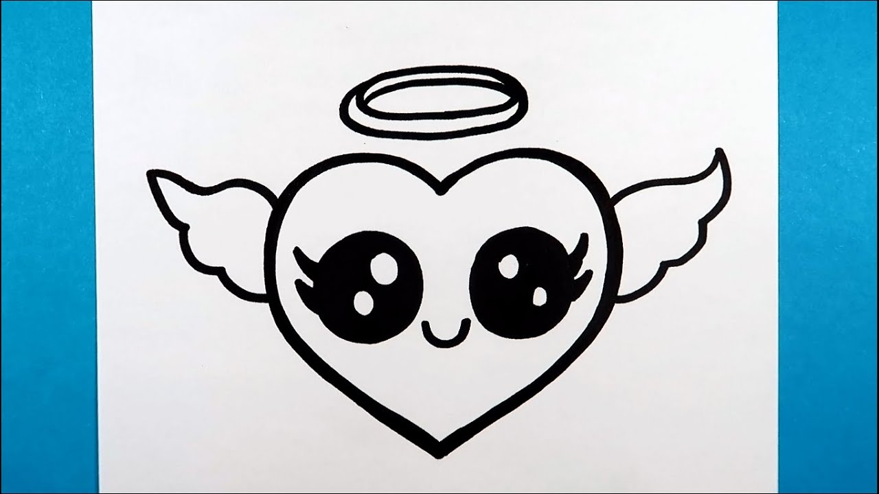 Kalp Çizimi Sevimli ve Kolay Nasıl Yapılır / How to Cute draw