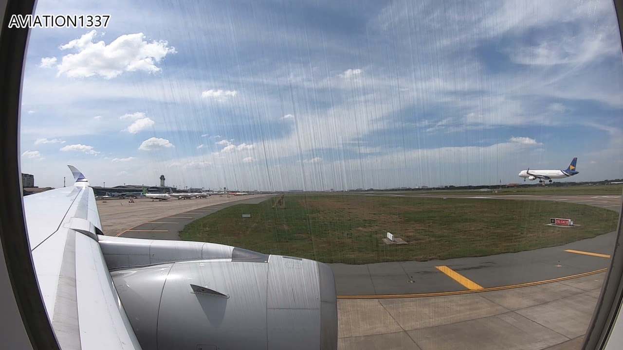 CHINA AIRLINES TAKE-OFF AND CLIMB FROM HO CHI MINH CITY - A350-900 FLIGHT CIA782