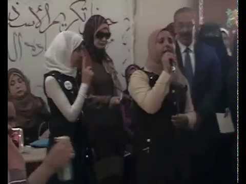 حفل تكريم الأستاذ محمد جلال تحت رعاية الاستاذه حنان الزهار عميدة معهد عمر ابن الخطاب