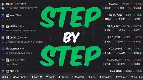 Dexscreener Beginner friendly tutorial 🤓