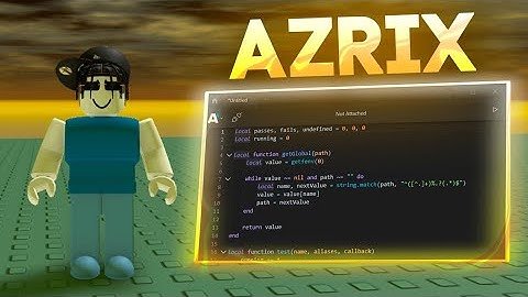 Roblox Executor New Free Script Exploit - Azrix [93% UNC]
