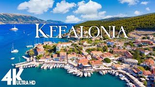 Kefalonia 4K - Amazing Beautiful Nature Scenery with Relaxing Music for Stress Relief