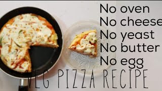 Without cheese, butter, oven, yeast, pizza sauce, mayonnaise priceless pizza recipe by cook with NQ