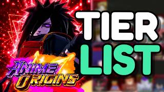 Ranking EVERY UNIT in Anime Origins META Tier List