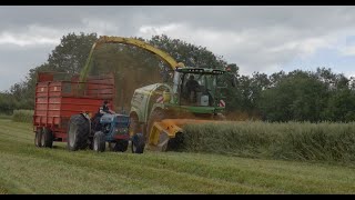Silage making and cutting Corn in Northern Ireland