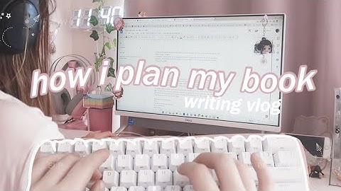 how to plan your book!💭🌷brainstorming and character developing, drawing and writing my oc