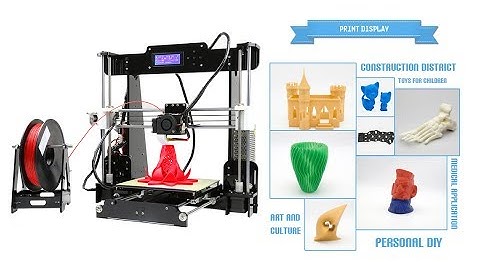 Anet A8 3D Printer DIY Kit 1 75mm  0 4mm Support ABS  PLA  HIPS