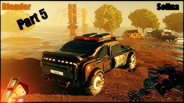 Blender | Low poly car modeling practice | Car Selina | Part 5