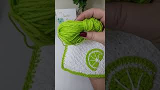how to crochet "Washcloth Pattern with Application" Spring crochet patterns screenshot 3