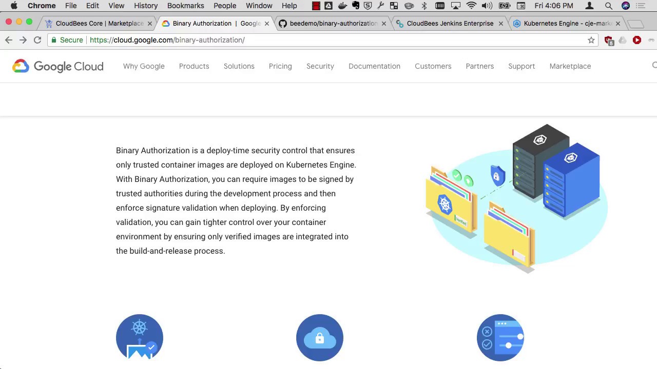 CloudBees Core with Binary Authorization - YouTube