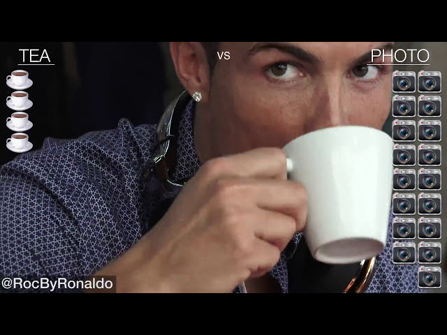 CRISTIANO RONALDO PHOTO SURPRISE he was just going out for tea and this happened FUNNY MOMENTS class=