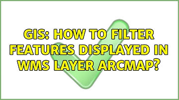 GIS: How to filter features displayed in WMS layer ArcMap?