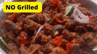 Asun Recipe-How To Make Asun 2022 Style:Peppered Goat meat For Beginners No smoking.