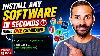Install Any Software in Seconds Using ONE Command! (In Tamil) screenshot 2