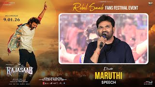 Director Maruthi Speech at Rebel Saab Song Lanuch Event - The Rajasaab | Prabhas | TG Vishwa Prasad