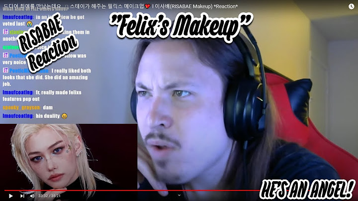 드디어 최애를 만났는데요…🥹 스테이가 해주는 필릭스 메이크업💖 l 이사배(RISABAE Makeup) *Reaction*