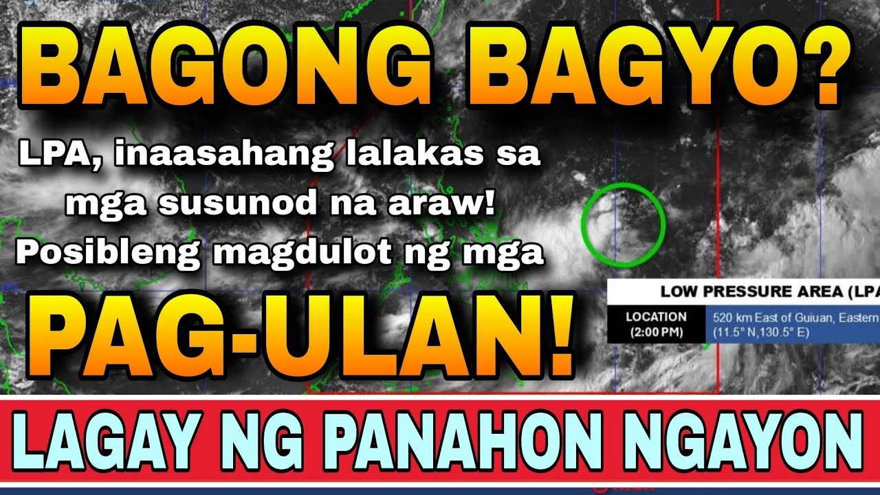 POTENSYAL NA BAGYO, NAKIKITA BA NGAYON SA FORECAST? ⛈️‼️ |WEATHER UPDATE TODAY | ULAT PANAHON NGAYON
