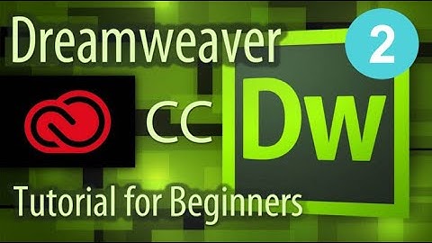 Adobe DreamWeaver tutorial - lesson2- ACA Prep