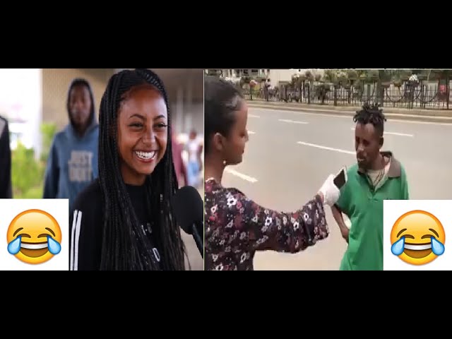 Funny Ethiopian Street Interview Compilations. class=