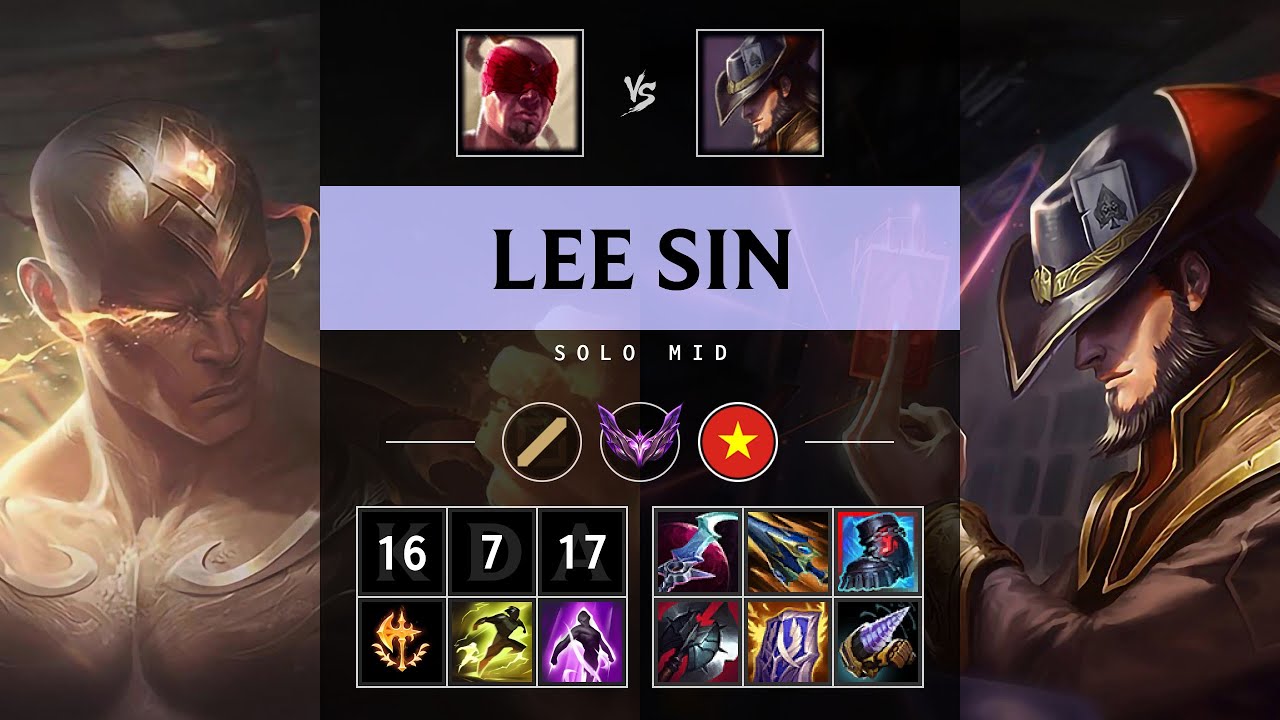 Lee Sin Mid vs Twisted Fate - VN Master Patch 25.13