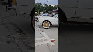 Clean OG Box Chevy on some Gold Wire Wheels